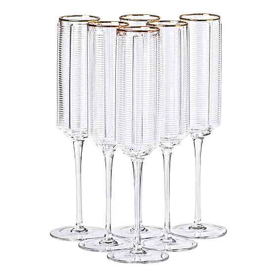 Келихи для шампанського, 300 мл, набір із 6 штук HP-16-14 Київ