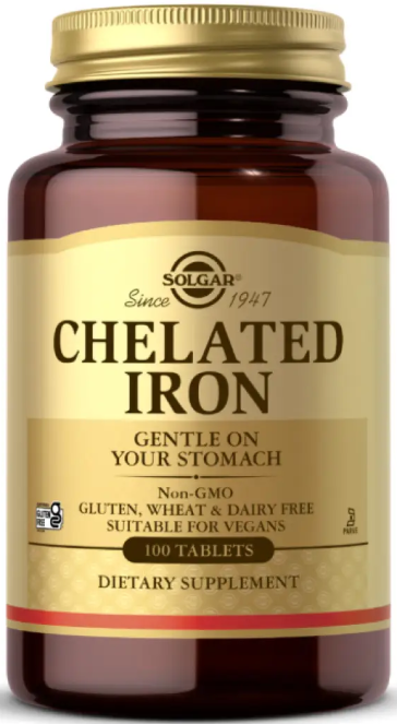Железо Solgar Chelated Iron 100 таб Киев - изображение 1