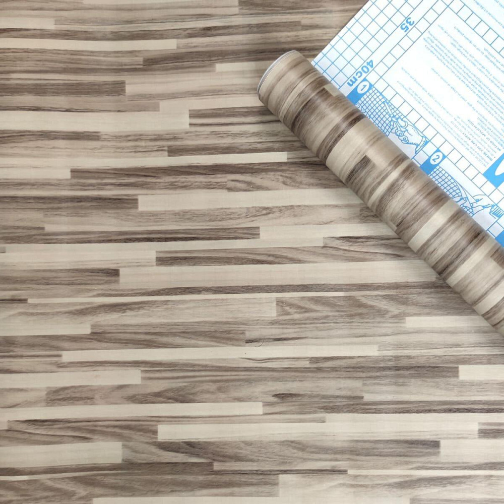 Самоклеющаяся пленка 90см х 10м Коричневый шпон SW-00000830 Киев - изображение 1