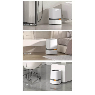 Контейнер для мусора JAH Paperwaste Квадратный Белый 15 л (20263) Винница - изображение 2