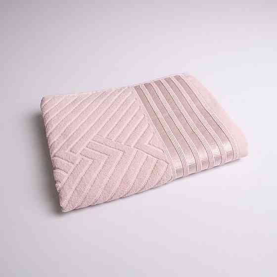 Набор махровых полотенец SOFT 3шт GM Textile 50х90см, 50х90см, 70х140см 500г/м2 (Розовый) Сумы