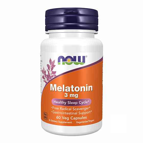 Мелатонін для сну NOW Melatonin 3mg 60 caps Київ
