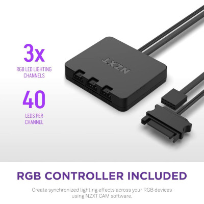 Кулер до корпусу NZXT F120RGB Duo - 120mm Dual- (RF-D12SF-B1) Вінниця - фото 7