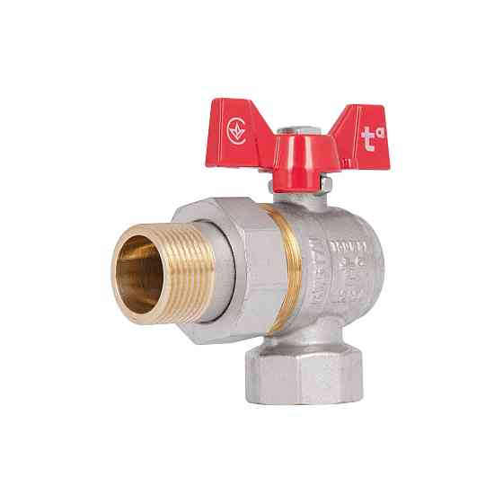 Кран кульовий "Американка" Thermo Alliance Standart 3/4" ВН кутовий SD222NW20PN40 Київ
