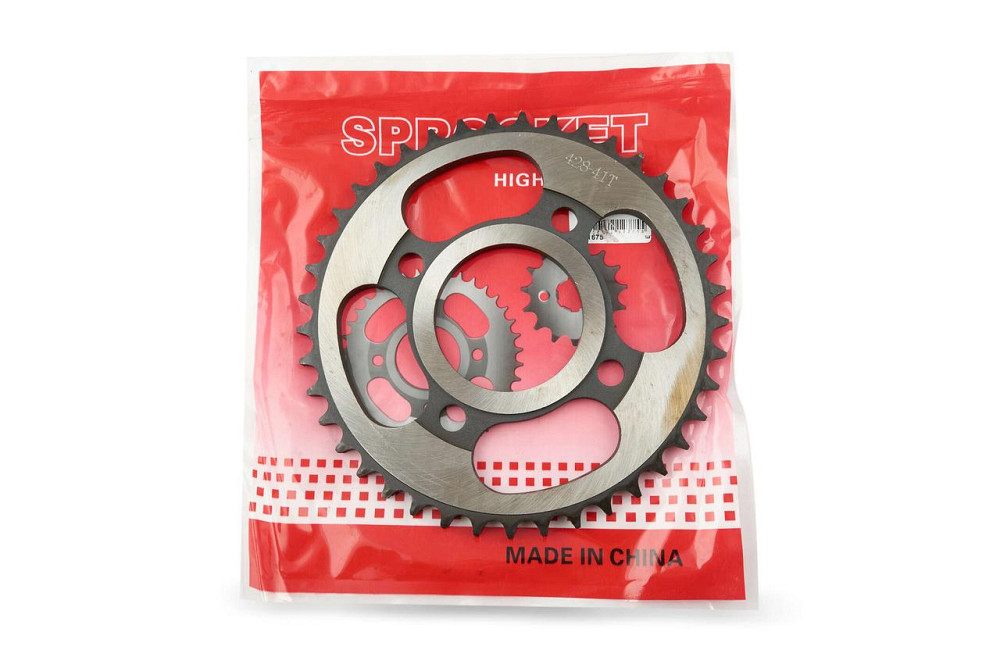 Зірка трансмісії (задня) мопед Дельта 428-41T Мукачево - фото 1