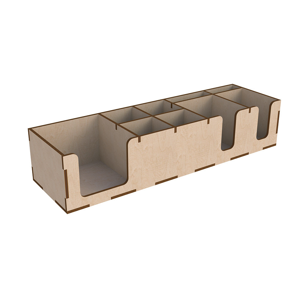 Органайзер EKOSTAR дерев'яний 48х14 см Киев - изображение 2