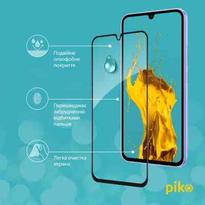 Скло захисне Piko Full Glue Samsung A34 5G Black (1283126559846) Вінниця