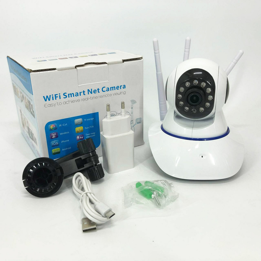 Цифрова ip камера wifi 6030A/100SS, Відеоспостереження поворотні, Камера з функцією виявлення руху FK-22 Львів - фото 6