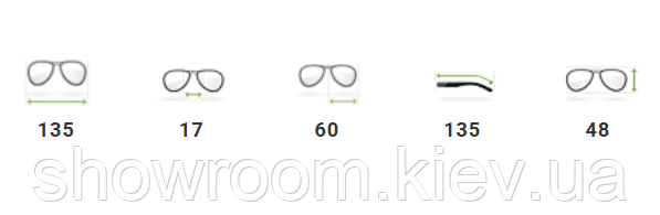 Женские модные очки от солнца GG (9642) black Киев - изображение 5