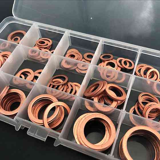 Набір мідних ущільнювальних кілець 100 шт для ремонту Київ