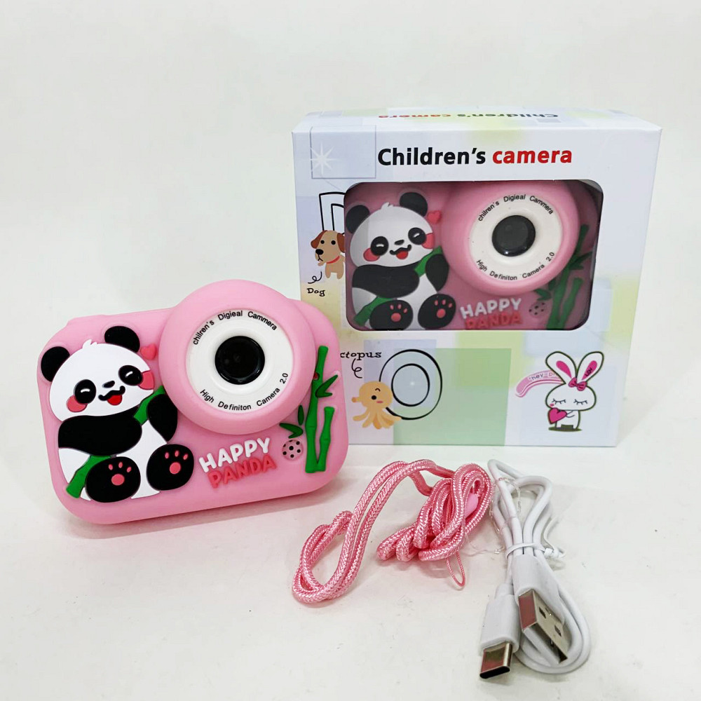 Детский фотоаппарат Панда Pink TE-10 Львов - изображение 8