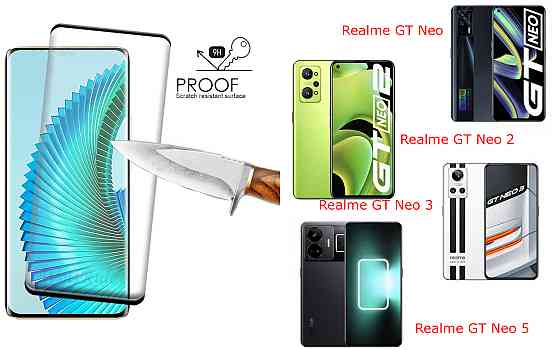Захисне скло HyperGlass Pro для Realme GT Neo, GT Neo 2, GT Neo3, GT Neo5 – максимальна чутливість та захист Київ
