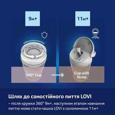 Поїльник-непроливайка Lovi 360 250 мл Night&amp;Day Fox (1/611) Вінниця