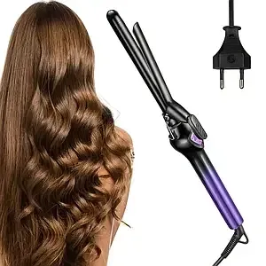 Плойка для волосся VGR V-575 PURPLE діаметр 19 мм, кераміка, PTC 30 сек, 100–210 °C, затискач та поворотний шнур Одеса