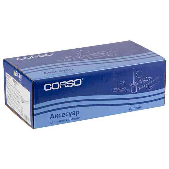 Тримач для туалетного паперу COMO 156×75×36 мм CORSO (9681109) Київ