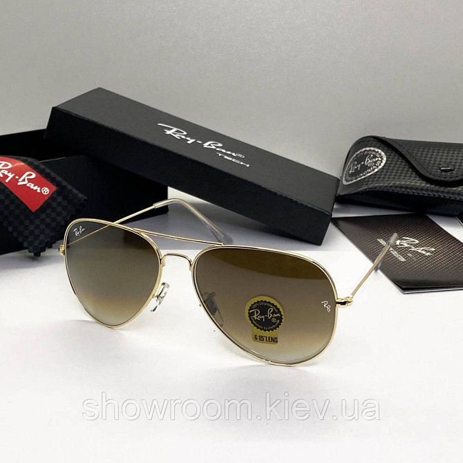 Мужские солнцезащитные очки RAY BAN aviator (2911) Киев - изображение 1