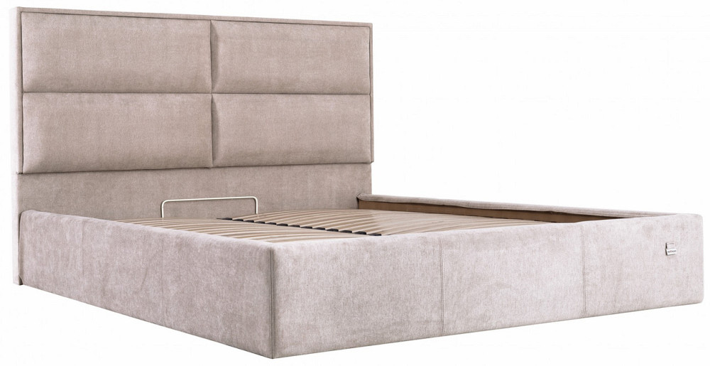 Кровать Двуспальная Sheffield Comfort 180 х 190 см Мисти Mocco С подъемным механизмом и нишей для белья Мокко Днепр - изображение 13