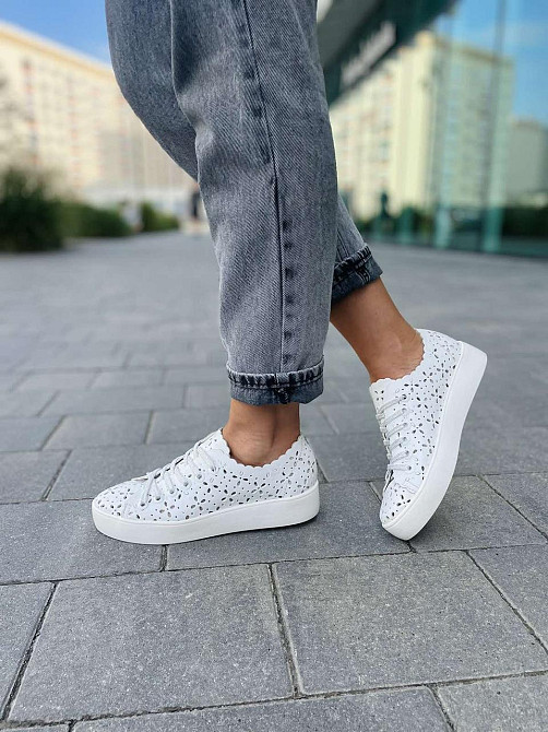 Olli Кеди жіночі OLLI T-65-21600 білі (весна-літо, шкіра натуральна) (3380) лише 36р. Коломыя - изображение 4