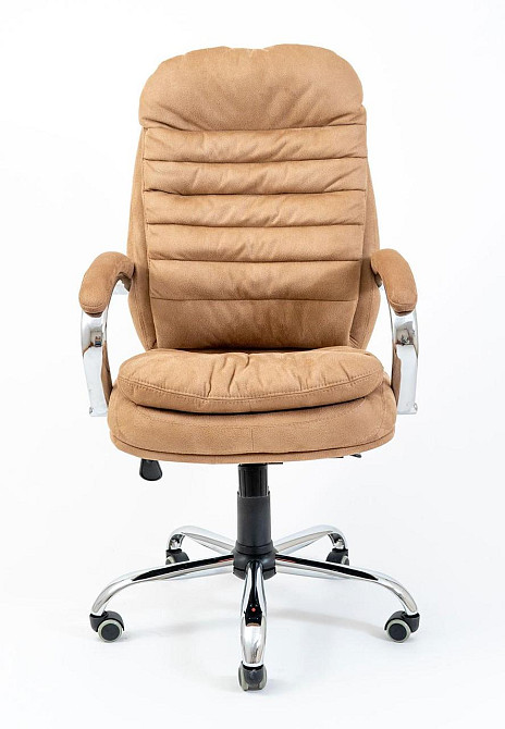 Офісне Крісло Керівника Richman Valencia Mustang Caramel Хром М3 MultiBlock Карамельне Київ - фото 2