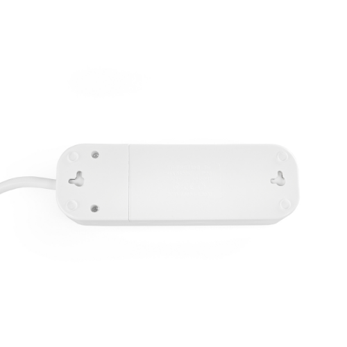 Подовжувач із заземленням 3 розетки 3м d1,5мм з кнопкою білий Standard Titanum Житомир - фото 3