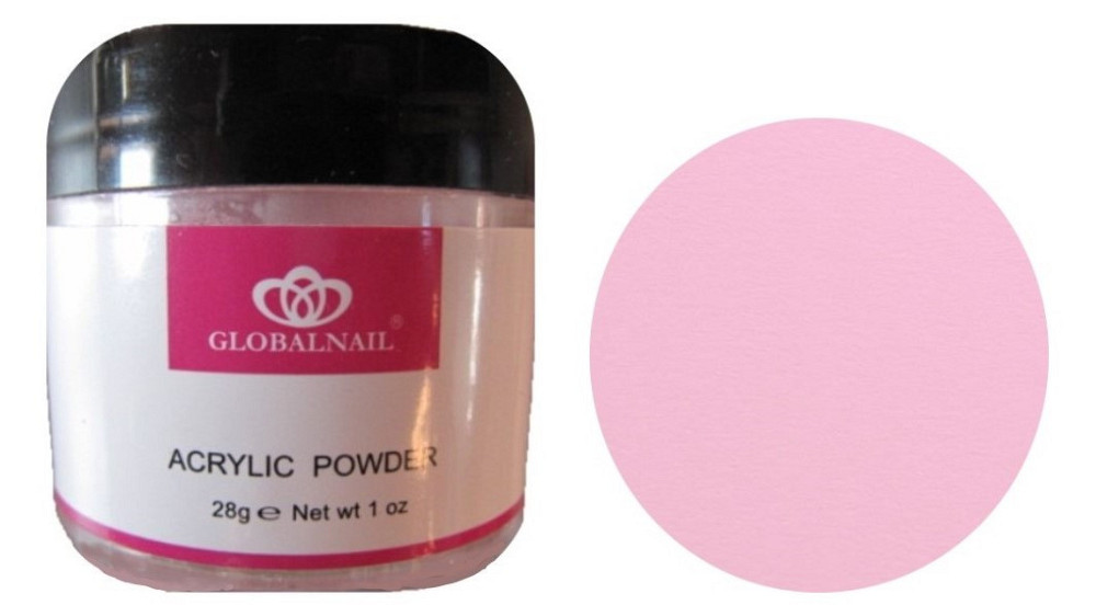 АКРИЛОВА ПУДРА GLOBAL камуфляж БЛІДО РОЖЕВИЙ , 28 МЛ Київ - фото 1