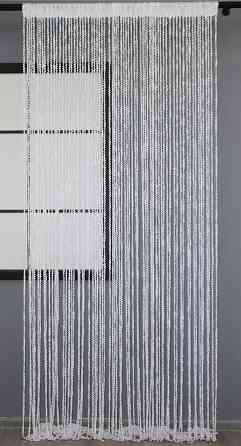 Штори-нитки спіраль з люрексом Білий 300х300см 1 шт (61-051) Київ