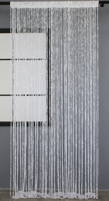 Штори-нитки спіраль з люрексом Білий 300х300см 1 шт (61-051) Київ - фото 3