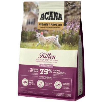 Сухий корм для кішок ACANA Highest Protein Kitten Recipe 1.8 кг (0064992723255) Вінниця - фото 3