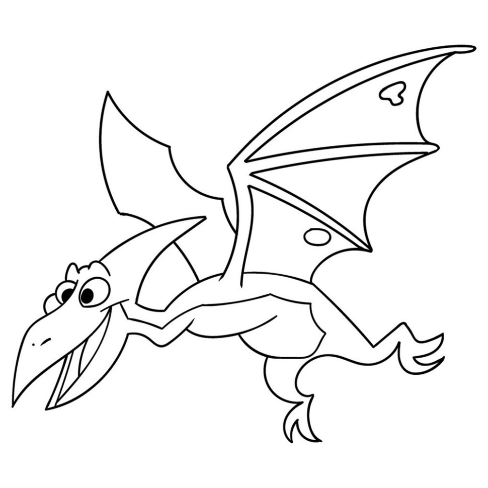 Дитяча розмальовка на полотні "Птерозаврик" 15056-AC 25х30 см Вінниця - фото 2