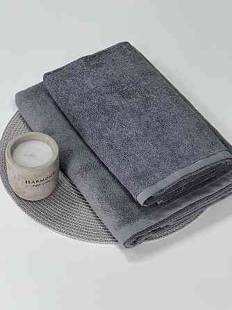 Комплект махровых полотенец Ideal Textile 2 шт (50х90см + 70х140см) (56860378) Серый Черновцы