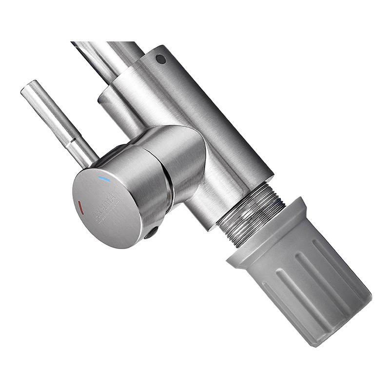 Смеситель для умывальника Armata SUS-001-C из нержавеющей стали (CH6478) - прочный и стильный Харьков - изображение 4