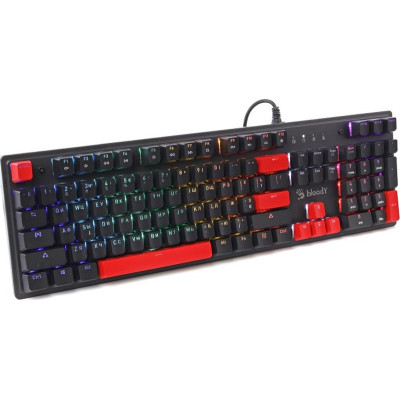 Клавіатура A4Tech Bloody S525N RGB BLMS Red Switch USB Fire Black (4711421002066) Вінниця - фото 3