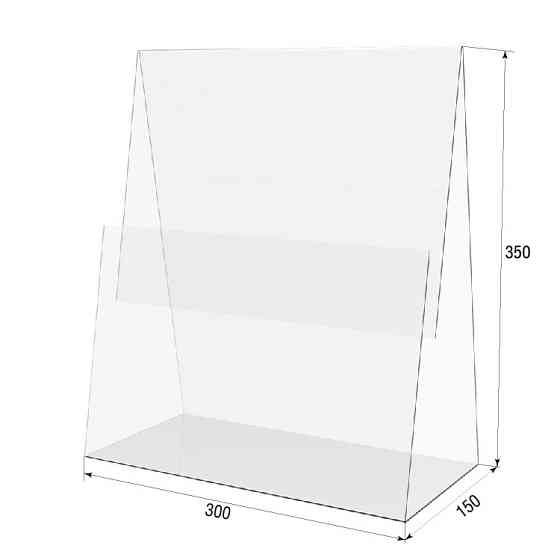 Буклетниця EKOSTAR настільна А3 вертикальна Київ
