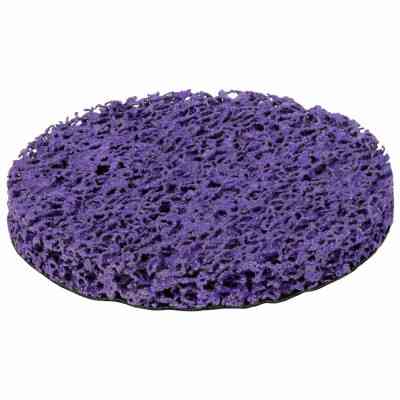Круг зачистний Sigma з нетканого абразиву (корал) 125мм на липучці фіолетовий твердий (9176161) Вінниця