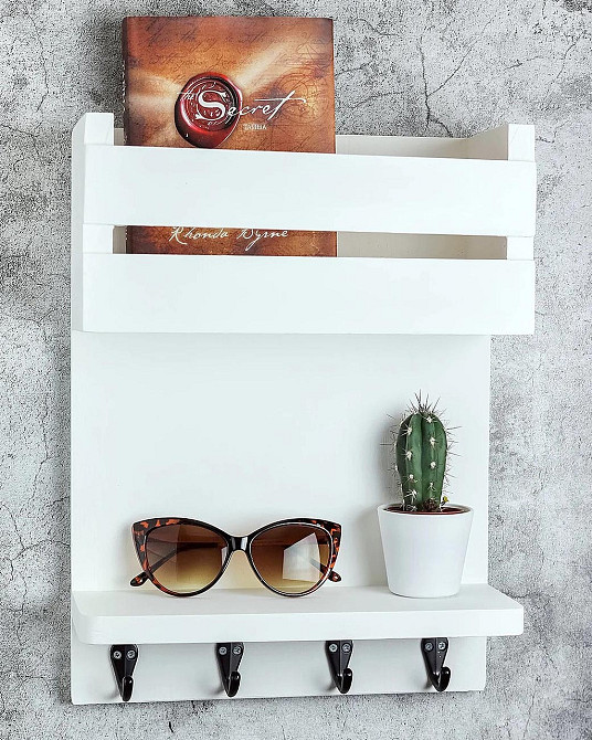 Ключниця дерев'яна "Бродлі" зефір Миколаїв - фото 1