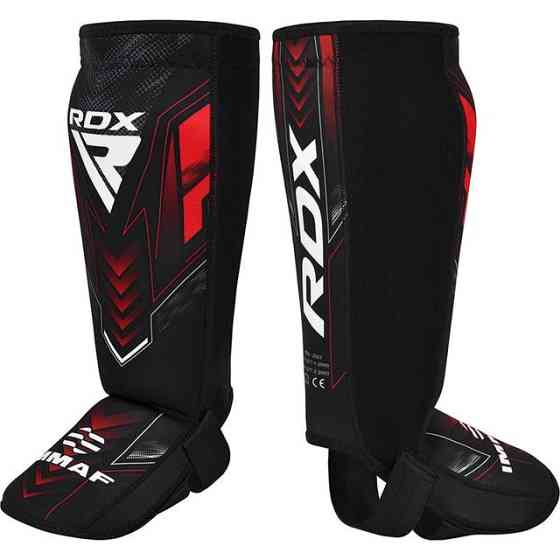 Захист для гомілок та стоп RDX NEOPRENE SHIN INSTEP IMMAF-1-RED-L Кам'янське