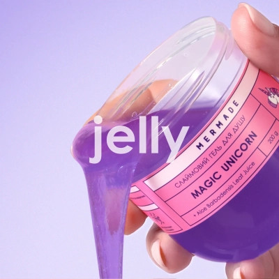 Гель для душа Mermade Magic Unicorn Слаймовый 200 г (4823122900739) Винница - изображение 7