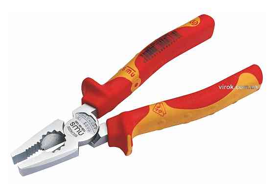 Плоскогубці комбіновані силові NWS CombiMax : L= 180 мм. ізольовані ручки VDE до 1000V Одеса