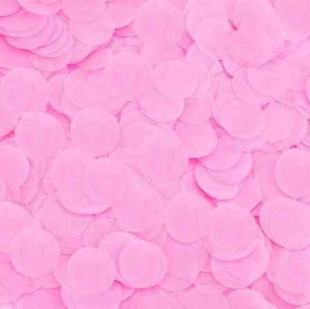 Конфетти кружки из бумаги 10 г 25 мм розовый Киев