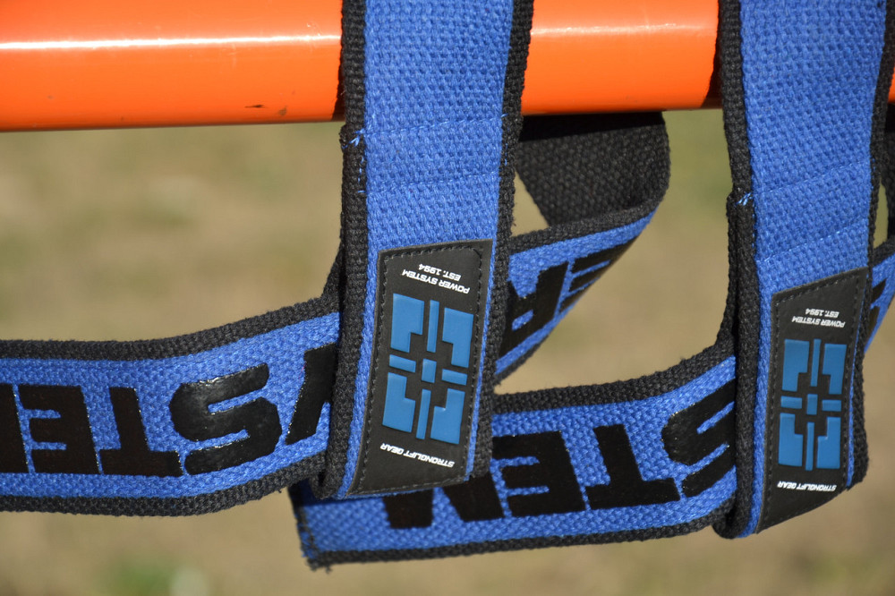 Лямки для тяги Power System PS-3401 Lifting Straps Duplex Black/Blue Луцьк - фото 10