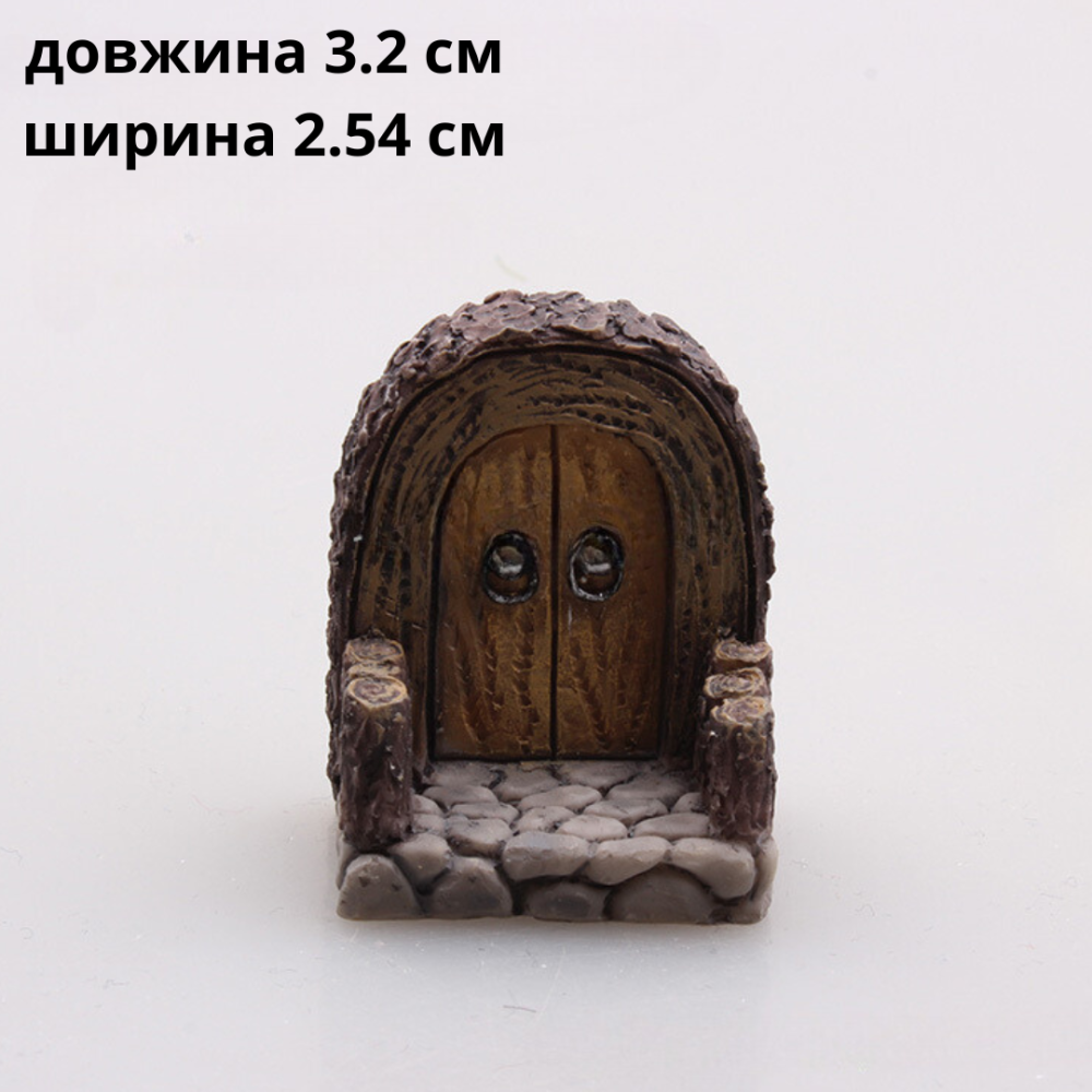 Декоративные дверцы из полистоуна для мини-сада, флорариума, моссариума, вазона, микроландшафта, творчества овальная Одесса - изображение 1