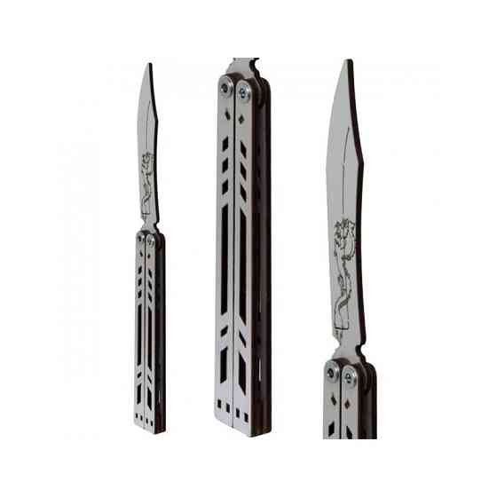 Сувенірний дерев'яний ніж "SO-2 МЕТЕЛИК CHROME" Сувенір-Декор SO2BALcr Вінниця