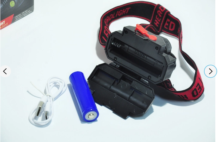 Налобний ліхтар X-Balog BL-1805 COB XPE 18650 usb charge 8016 Одеса - фото 6