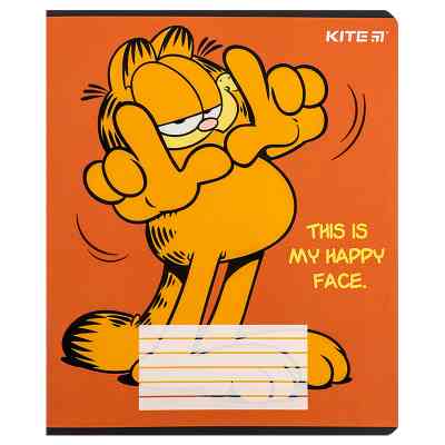 Тетрадь Kite Garfield, 18 листов, линия (GF24-237) Винница