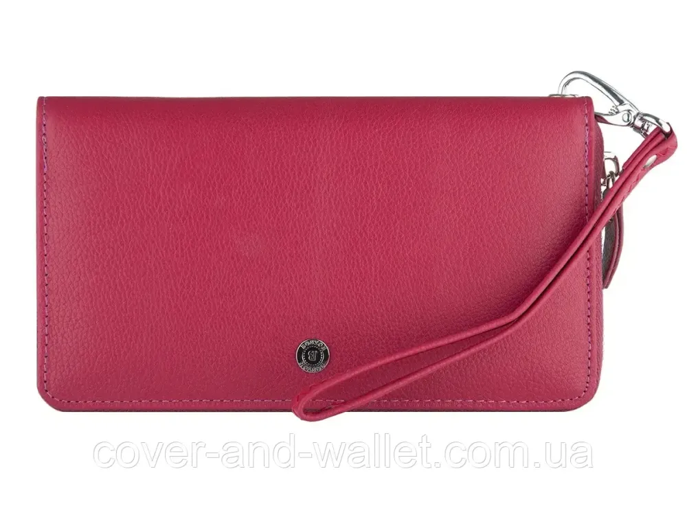 Розовый женский кожаный кошелек на молнии Boston B272 Киев - изображение 1