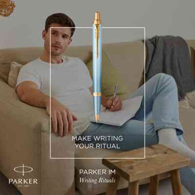 Ручка кулькова Parker IM 17 Rituals Turquoise Green GT BP + Пакет Parker Rituals (29 132) Вінниця