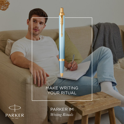 Ручка кулькова Parker IM 17 Rituals Turquoise Green GT BP + Пакет Parker Rituals (29 132) Вінниця - фото 6