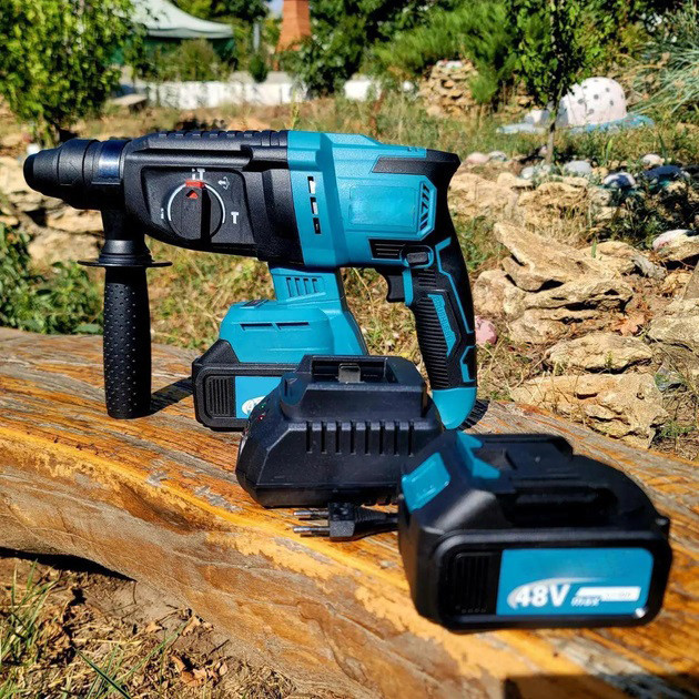 Перфоратор прямой ударный для строительства KRAFFTEC, Дрель-перфоратор в чемодане GU-54 Киев - изображение 1