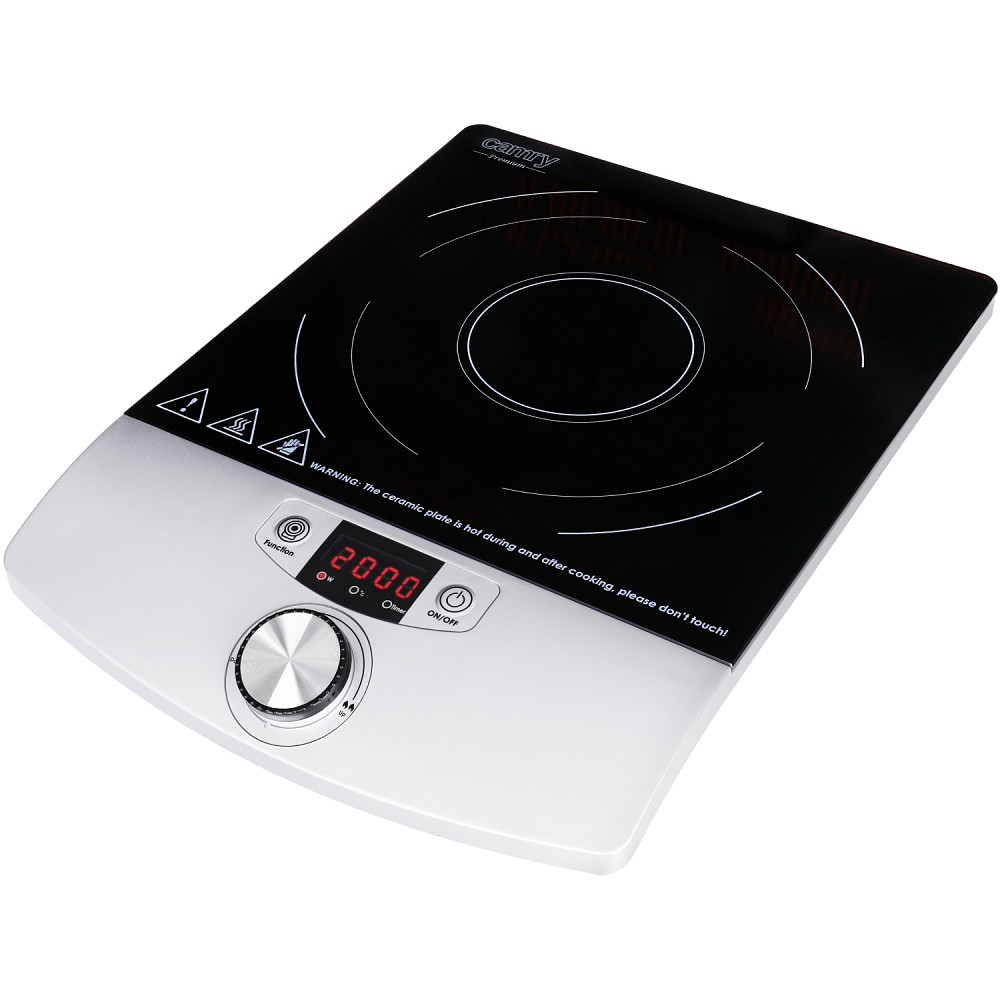Плита настільна Camry CR 6515 індукційна/ конфорок:1/ 20-2000Вт/ 60°-240° С/ склокераміка Винница - изображение 5