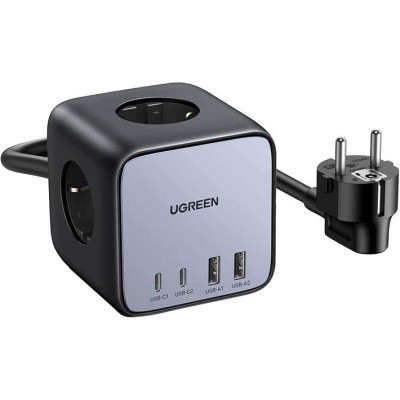 Зарядное устройство Ugreen 4xUSB 65W DigiNest Cube (2хUSB-C+2xUSB-A) CD268 (60113) Винница - изображение 1